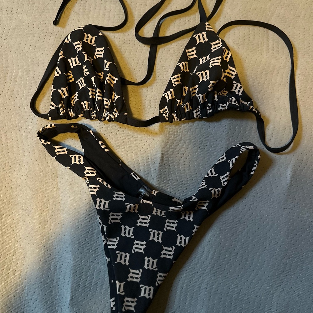 MISBHV Black Monogram Bikini - Picture 3 of 5